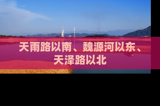 天雨路以南、魏源河以东、天泽路以北