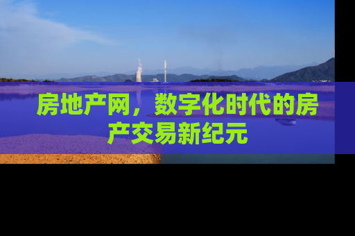 房地产网，数字化时代的房产交易新纪元