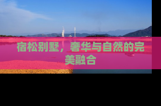 宿松别墅，奢华与自然的完美融合