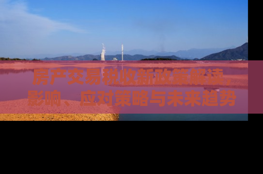 房产交易税收新政策解读，影响、应对策略与未来趋势