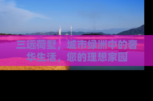 三远荷墅，城市绿洲中的奢华生活，您的理想家园