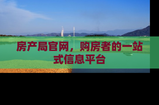房产局官网，购房者的一站式信息平台