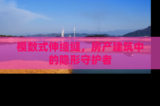 模数式伸缩缝，房产建筑中的隐形守护者