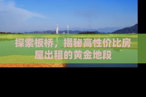 探索板桥，揭秘高性价比房屋出租的黄金地段
