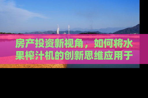 房产投资新视角，如何将水果榨汁机的创新思维应用于房产市场