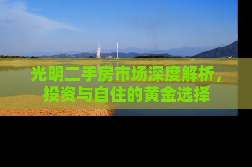光明二手房市场深度解析，投资与自住的黄金选择