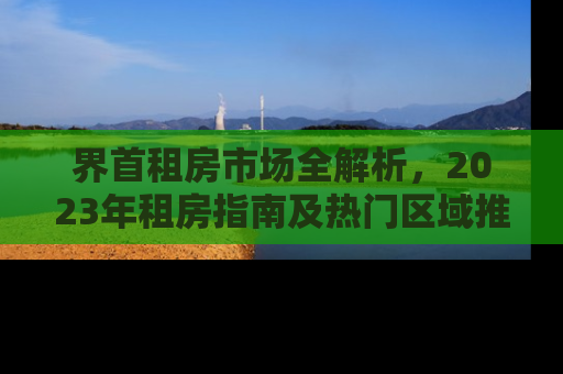 界首租房市场全解析，2023年租房指南及热门区域推荐