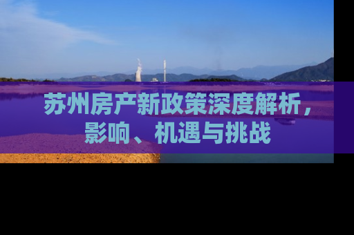 苏州房产新政策深度解析，影响、机遇与挑战