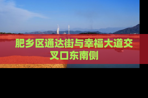 肥乡区通达街与幸福大道交叉口东南侧