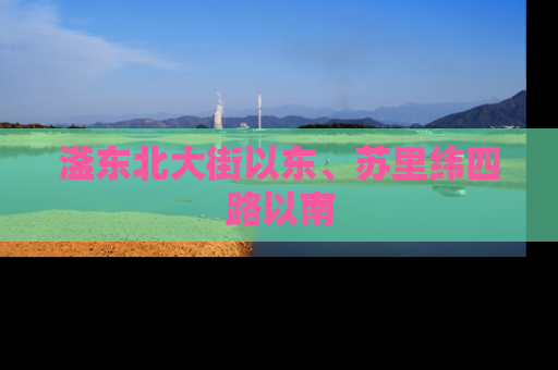 滏东北大街以东、苏里纬四路以南