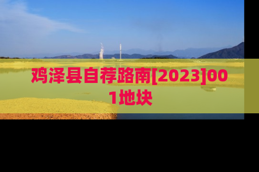 鸡泽县自荐路南[2023]001地块